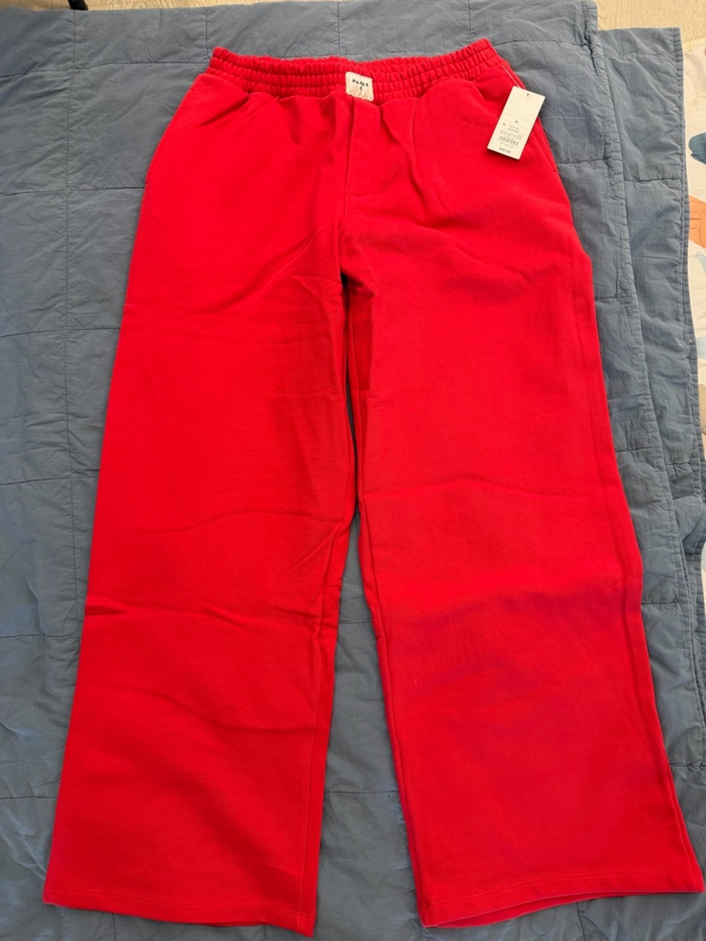 Parke Red Sweatpants Size M NWT